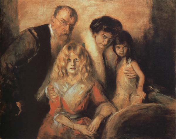 The Artist wiht his Wife and Saughters